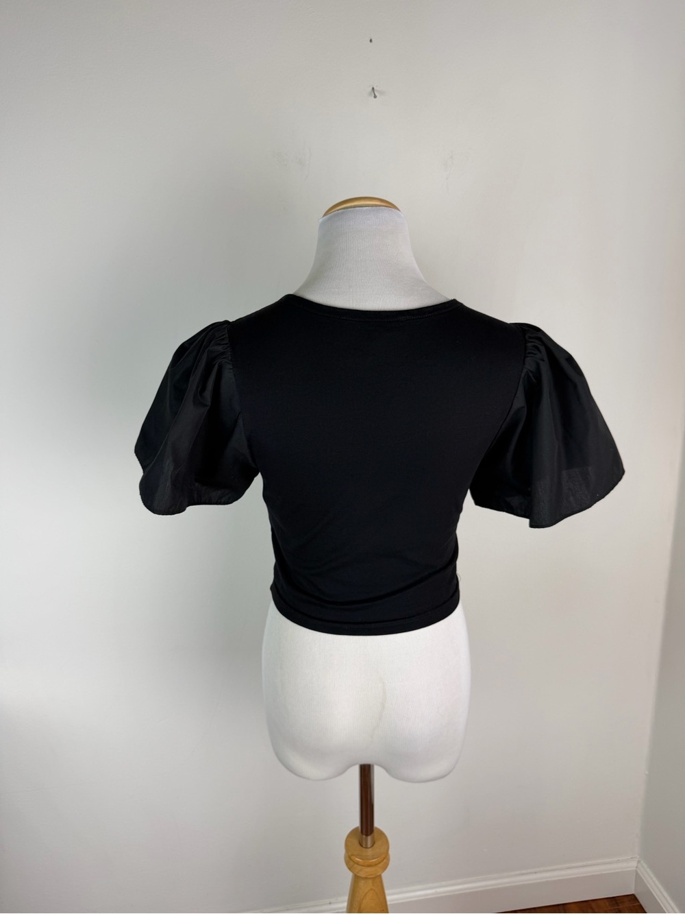 EN SAISON LETTRES CROP TOP - BLACK - Size S - Picture 4 of 6